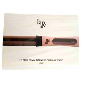 L’ange Le Curl 32mm Titanium Curling Wand Blush Pink - 1.25 in. barrel - NEW